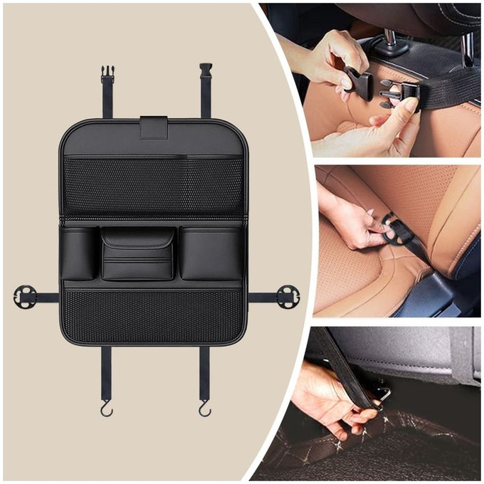 Organizer per sedile posteriore UCA100, nero, Tech-Protect