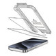 Vetro temperato Quick Set+ 2-PACK per iPhone 15 Pro, nera, Tech-Protect