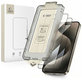 Vetro temperato Quick Set+ 2-PACK per iPhone 15 Pro, nera, Tech-Protect