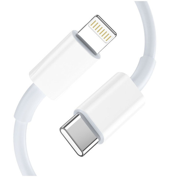 Caricatore da parete NCA30 2-PORT PD 30W / QC3.0 + Lightning Cable, bianca, Tech-Protect