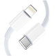Caricatore da parete NCA20 2-PORT PD 20W / QC3.0 + Lightning Cable, bianca, Tech-Protect