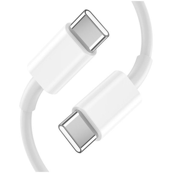 Caricatore da parete NCA20 2-PORT PD 20W / QC3.0 + USB-C Cable, bianca, Tech-Protect