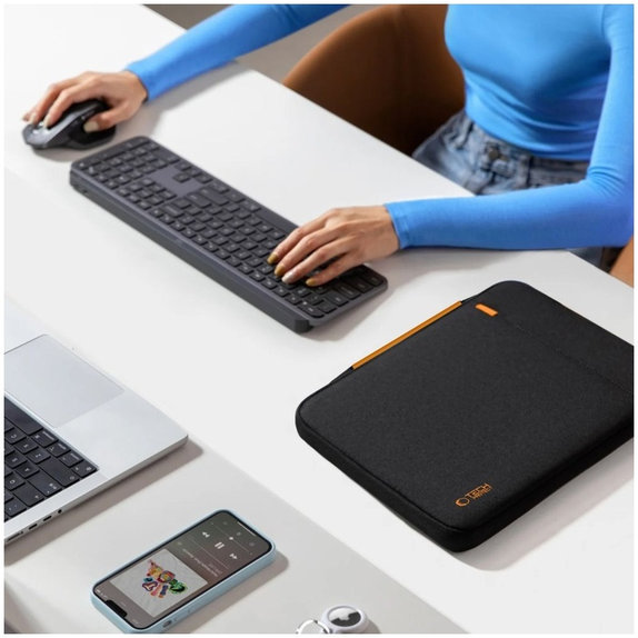 Custodia per laptop Defender Rs 15-16, nera, Tech-Protect
