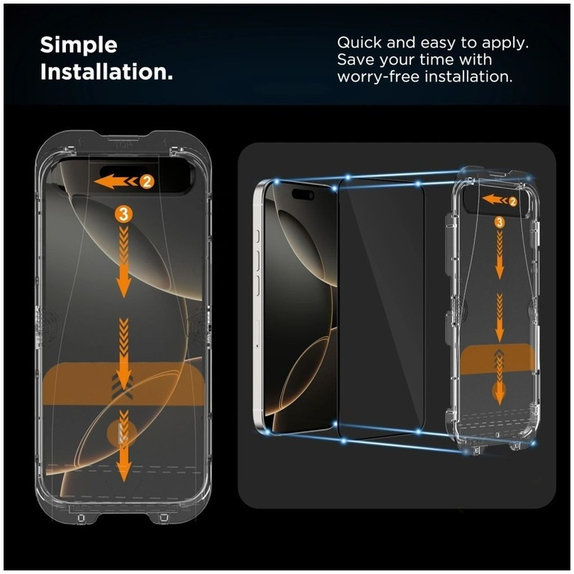 Vetro temperato Privacy Quick Set Spy+ 2-PACK per iPhone 13 / 13 Pro / 14 / 16E / 17E, privacy, Tech-Protect