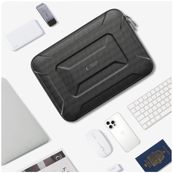 Custodia per laptop Ranger-X Tactical 13-14, nera, Tech-Protect