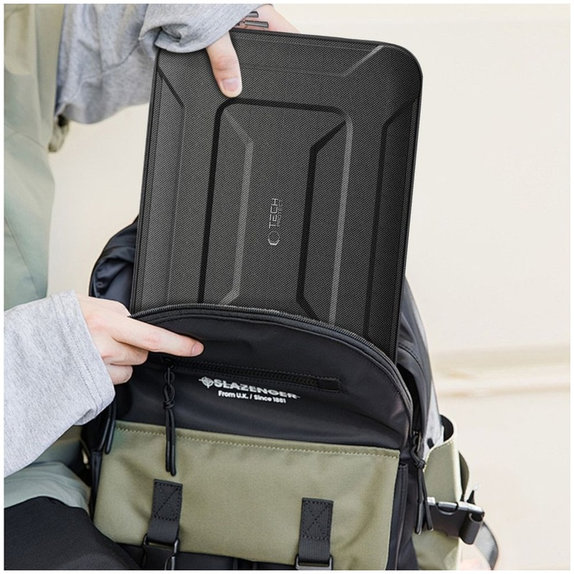 Custodia per laptop Ranger-X Tactical 13-14, nera, Tech-Protect