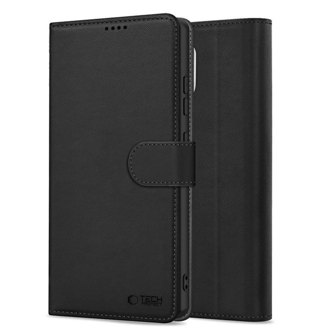 Custodia Wallet per Samsung S25 FE, nera, Tech-Protect