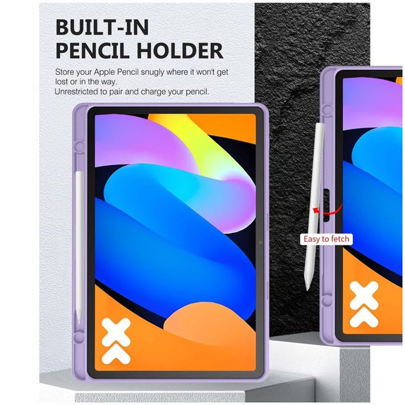 Custodia Sc Pen per Lenovo Idea Tab / K11 Gen 2 11.0 TB-336, viola, Tech-Protect