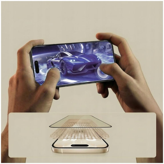 Vetro temperato Glass Fit+ 2-PACK per Motorola Edge 50 Neo / 60 Neo, nera, Tech-Protect