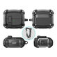 Custodia per auricolari Carbonox MagSafe per Samsung Buds 3 / 3 FE / 3 Pro, nera, Tech-Protect