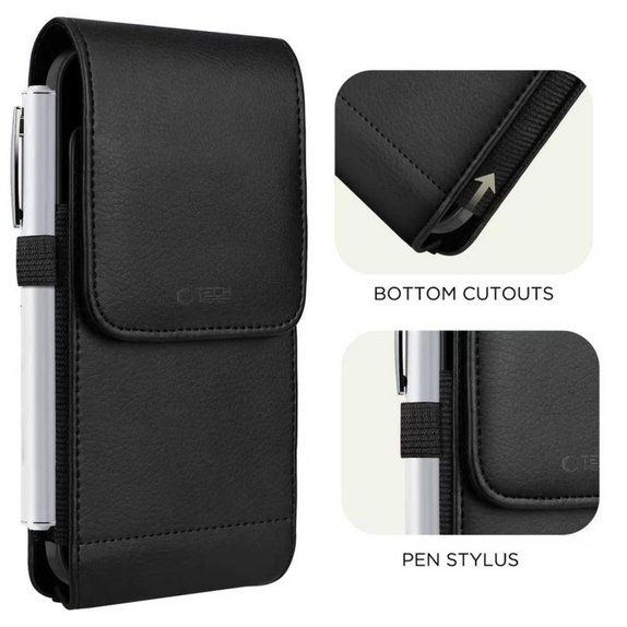 Custodia universale per telefono SM75 5.8-6.8 Inch, nera, Tech-Protect