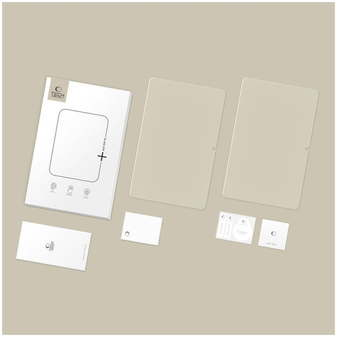 Vetro temperato Glass Fit+ 2-PACK per Xiaomi Poco Pad M1 / Redmi Pad Pro / 2 Pro 12.1, trasparente, Tech-Protect