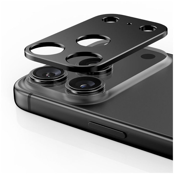 Protezione fotocamera Camalloy Fit+ per iPhone 17 Pro, Deep Blue, Tech-Protect