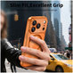 Custodia MagFlex MagSafe per iPhone 17 Pro Max, Shiny Cosmic Orange, Tech-Protect