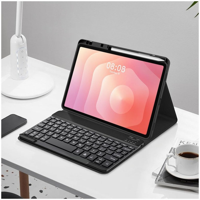 Custodia Sc Pen + Keyboard per Samsung Tab S11 11.0 X730 / X736B, nera, Tech-Protect