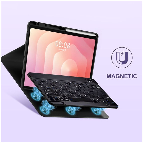Custodia Sc Pen + Keyboard per Samsung Tab S11 11.0 X730 / X736B, nera, Tech-Protect