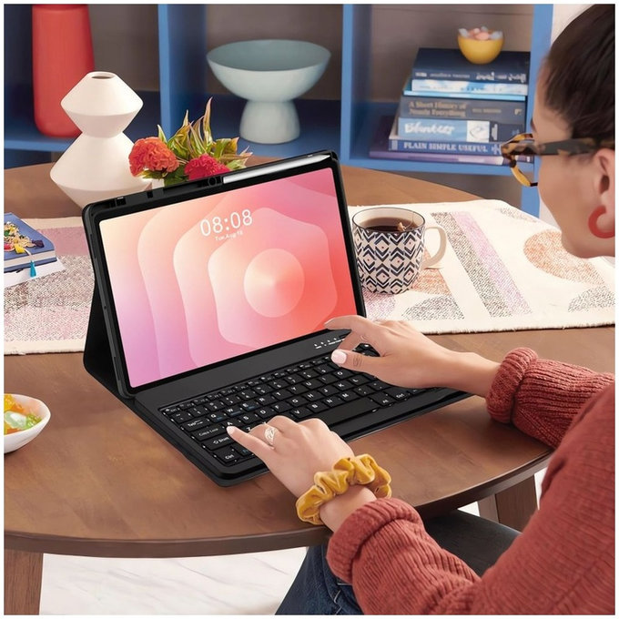 Custodia Sc Pen + Keyboard per Samsung Tab S11 11.0 X730 / X736B, nera, Tech-Protect