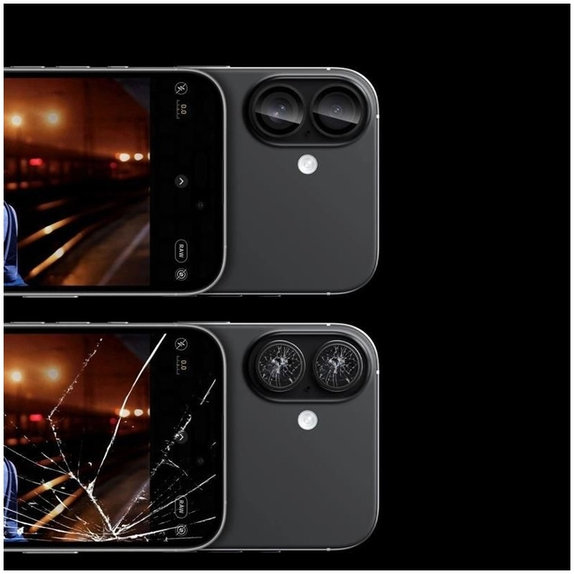 Protezione fotocamera Camring Fit+ per Samsung S26 / S26+ Plus, trasparente, Tech-Protect