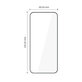 Vetro temperato Quick Set+ 2-Pack per Samsung S26, Black, Tech-Protect