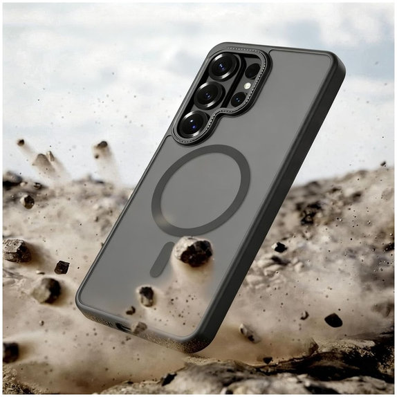 Cover MagCam MagSafe per Samsung S26 Ultra, Matte Black, Tech-Protect