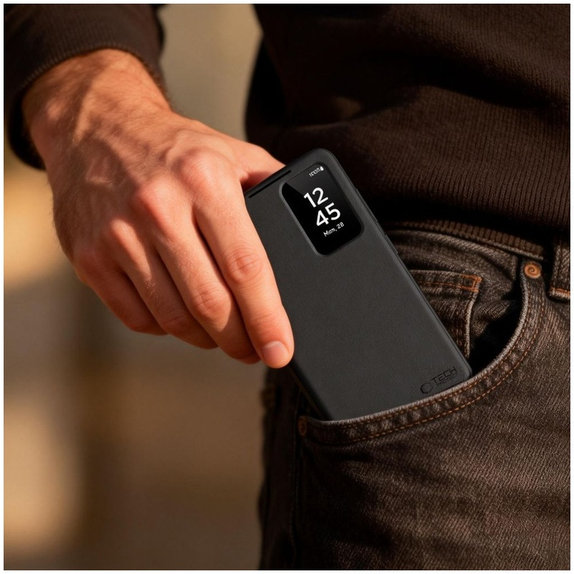 Custodia Smart Wallet per Samsung S26, Matte Black, Tech-Protect