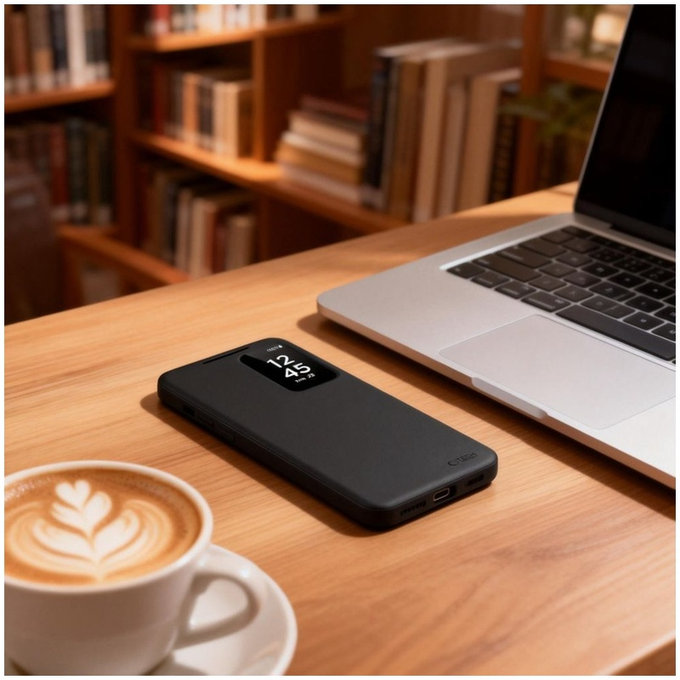 Custodia Smart Wallet per Samsung S26, Matte Black, Tech-Protect