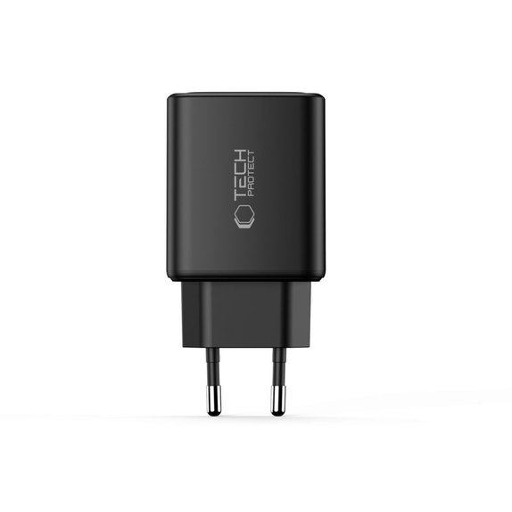 Caricatore da parete NCA65W-GAN 3-PORT PD 65W / QC3.0, nera, Tech-Protect