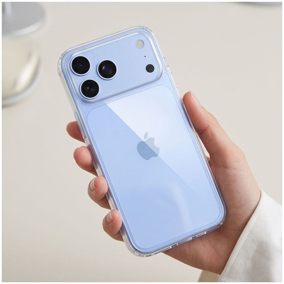 Cover FlexAir Hybrid per iPhone 17 Pro / 18 Pro, Clear, Tech-Protect