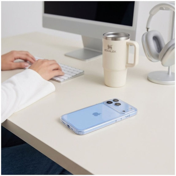 Cover FlexAir Hybrid per iPhone 17 Pro / 18 Pro, Clear, Tech-Protect