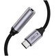 Adattatore Ultraboost USB-C To Mini Jack 3.5MM DAC, Iron Grey, Tech-Protect