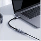Adattatore Ultraboost USB-C To Mini Jack 3.5MM DAC, Iron Grey, Tech-Protect