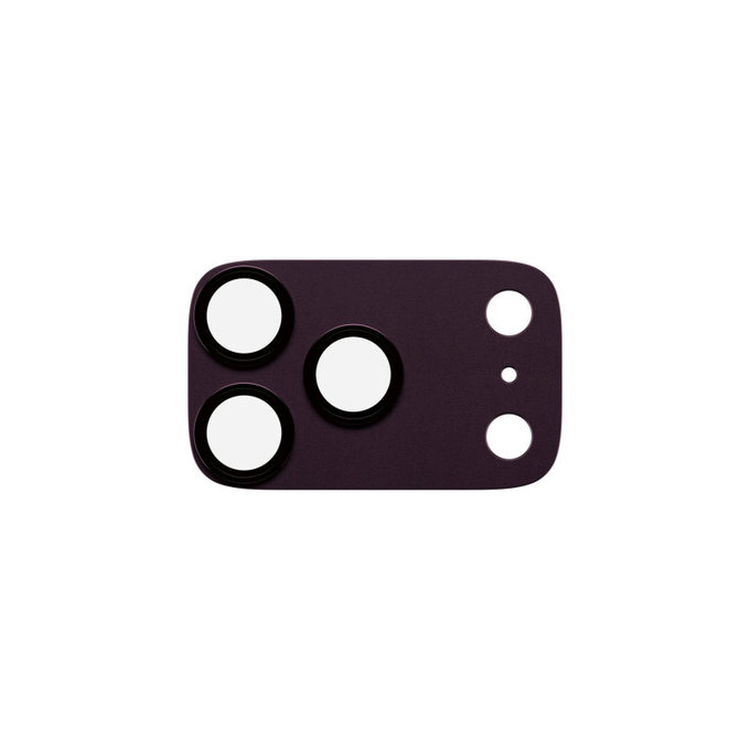 Protezione obiettivo Fender per iPhone 18 Pro, Dark Cherry, PanzerGlass