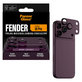 Protezione obiettivo Fender per iPhone 18 Pro, Dark Cherry, PanzerGlass