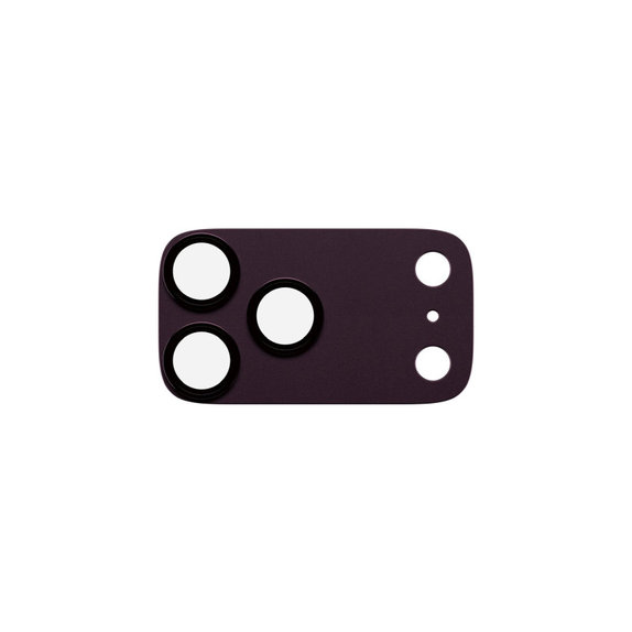 Protezione obiettivo Fender per iPhone 18 Pro Max, Dark Cherry, PanzerGlass