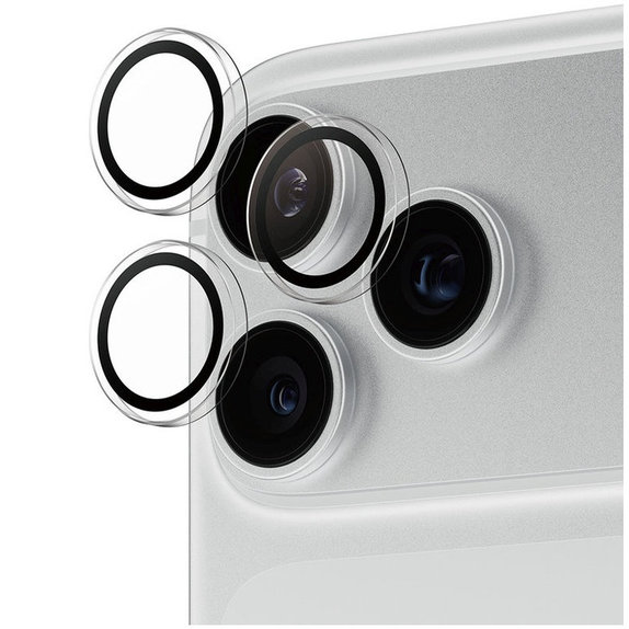 Protezione lente fotocamera Hoops per iPhone 18 Pro/18 Pro Max, Trasparente, PanzerGlass