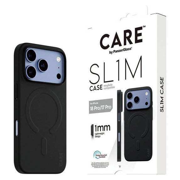 Custodia SL1M con MagSAFE per iPhone 18 Pro/17 Pro/16e, Nero, PanzerGlass