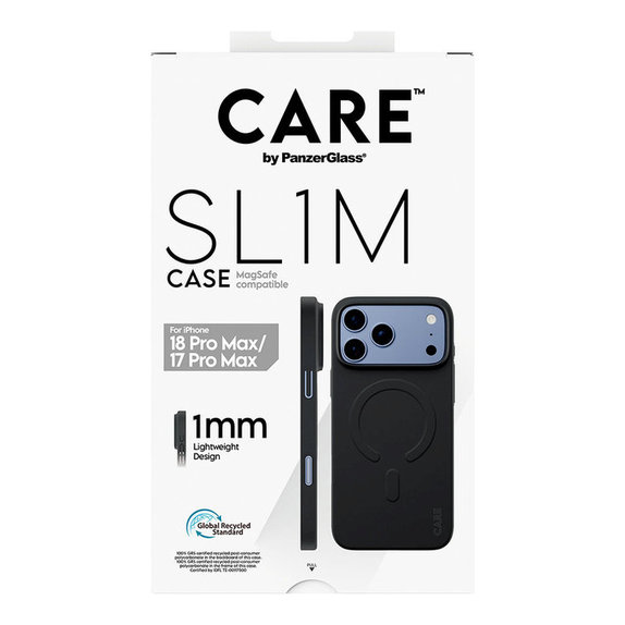Custodia SL1M con MagSAFE per iPhone 18 Pro Max/17 Pro Max/16e, Nero, PanzerGlass