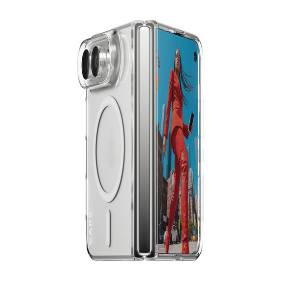 Custodia SL1M con MagSafe per iPhone Duo, Trasparente, PanzerGlass