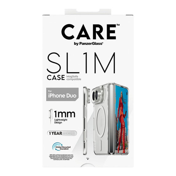 Custodia SL1M con MagSafe per iPhone Duo, Trasparente, PanzerGlass