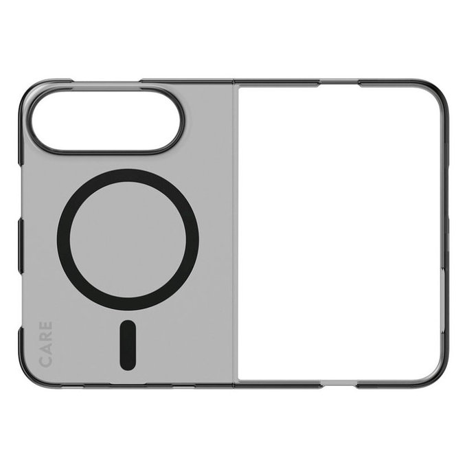 Custodia SL1M Smokey con MagSafe nero per iPhone Duo, PanzerGlass