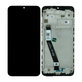 Schermo per Xiaomi Redmi 9, Vetro touch con cornice, Black, 5600050J1900, Genuine Service Pack