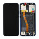 Schermo per Huawei Mate 20 Lite, Vetro touch con cornice, batteria, Sapphire Blue, 02352DKM, 02352GTT, Genuine Service Pack