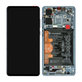 Schermo per Huawei P30, Vetro touch con cornice, batteria, Breathing Crystal, 02352NLP, 02354HMF, 02354KUB, Genuine Service Pack