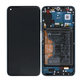 Schermo per Huawei Honor 20 Pro, Vetro touch con cornice, batteria, Phantom Blue, 02352VKL, Genuine Service Pack