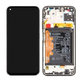 Schermo per Huawei P40 lite, Vetro touch con cornice, batteria, Breathing Crystal, 02353KFV, Genuine Service Pack