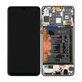 Schermo per Huawei P30 Lite (2020), Vetro touch con cornice, batteria, Midnight Black, 02353FPX, 02353DQU, Genuine Service Pack