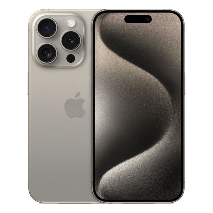 Apple iPhone 15 Pro Natural Titanium 256GB B Ricondizionato