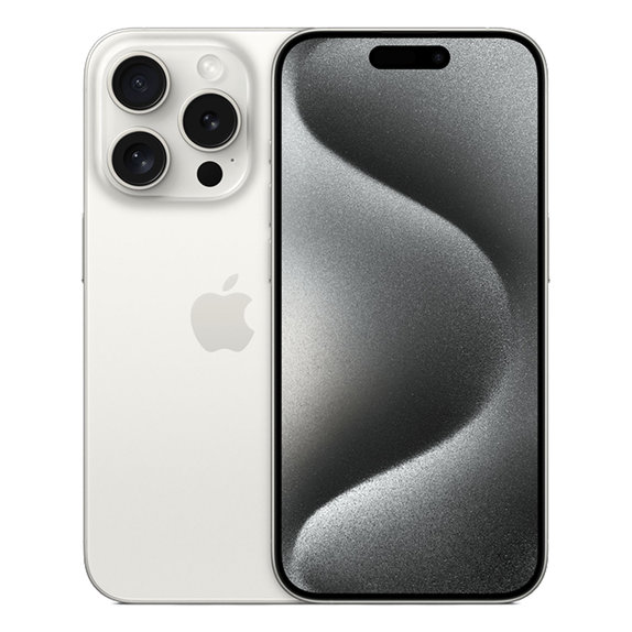 Apple iPhone 15 Pro White Titanium 256GB A+ Ricondizionato
