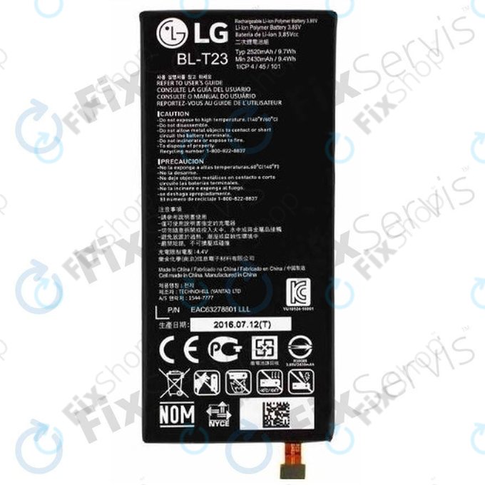Batteria per LG G5 H850, BL-42D1F, 2800mAh
