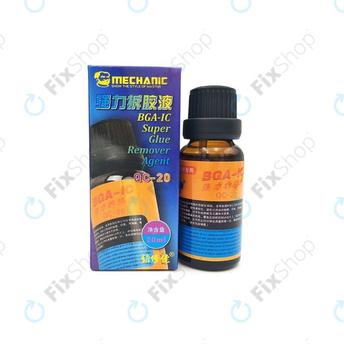 Agente rimuovi super colla 20ml, Mechanic QC-20